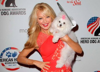 Charlotte Ross en la gala Hero Dog Awards 2014