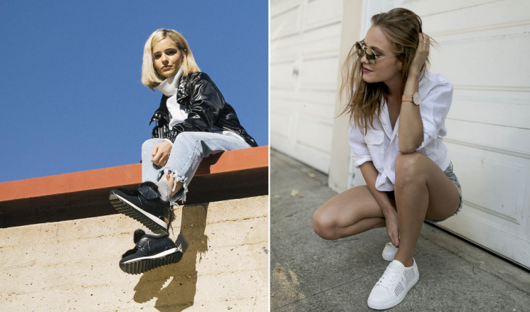 Vestir a la moda con zapatillas deportivas