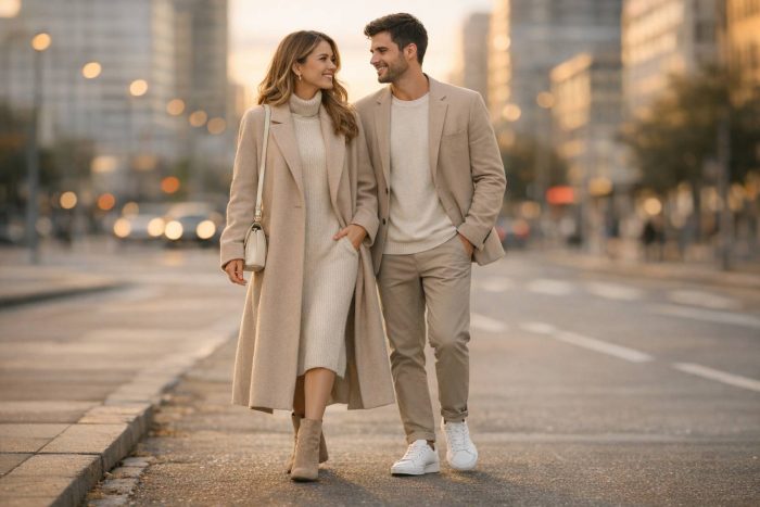 Parejas de celebrities que coordinan sus outfits sin caer en lo cursi